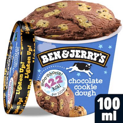 Ben & Jerry's MooPhoria Chocolate Cookie Dough 100ml - 